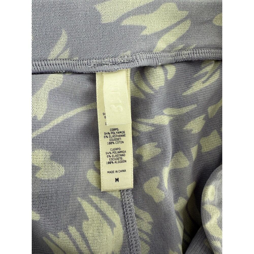 Skims Mesh Pants Sz M Purple Lilac Flare Abstract Logo High Waist Lounge - Picture 5 of 10
